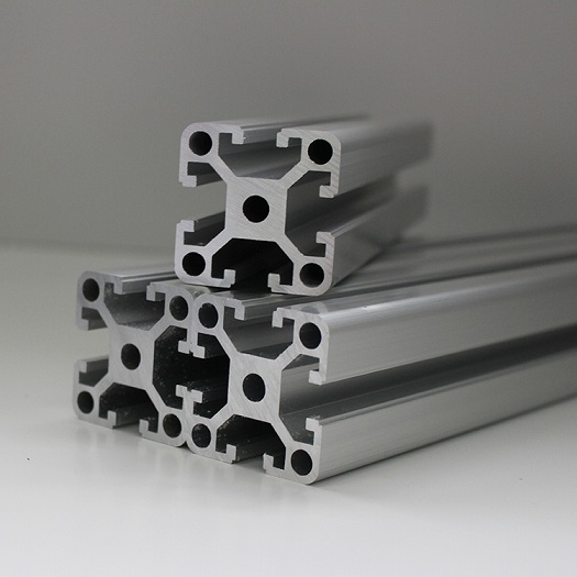 Profilé d'extrusion d'aluminium noir à fente en T 4040D